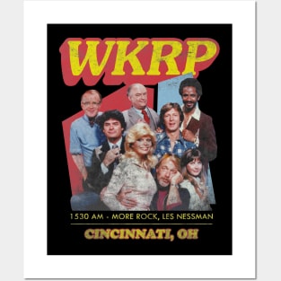 wkrp in cincinnati colours retro Posters and Art